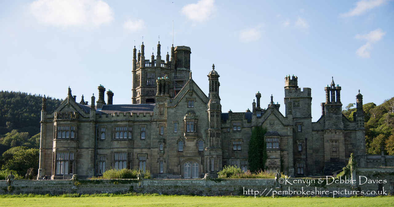Built between 1830 and 1840, Margam Castle is actually a country house built in the Tudor Gothic style. It is currently used for location filming of Dr. Who and Da Vinci's Demons.